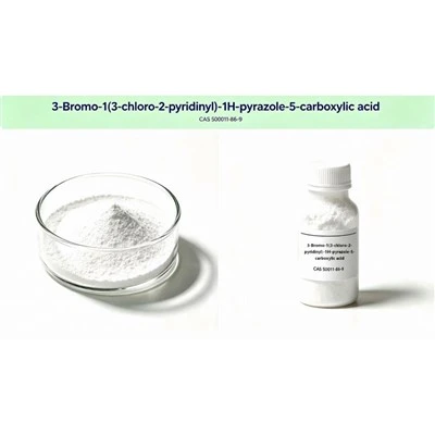 3-Brom-1-(3-chlor-2-piridinil)-1H-pirazol-5-karboksirūgštis CAS 500011-86-9